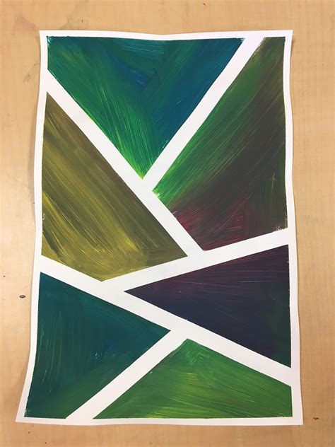 abstract art using tape|abstract art using masking tape.